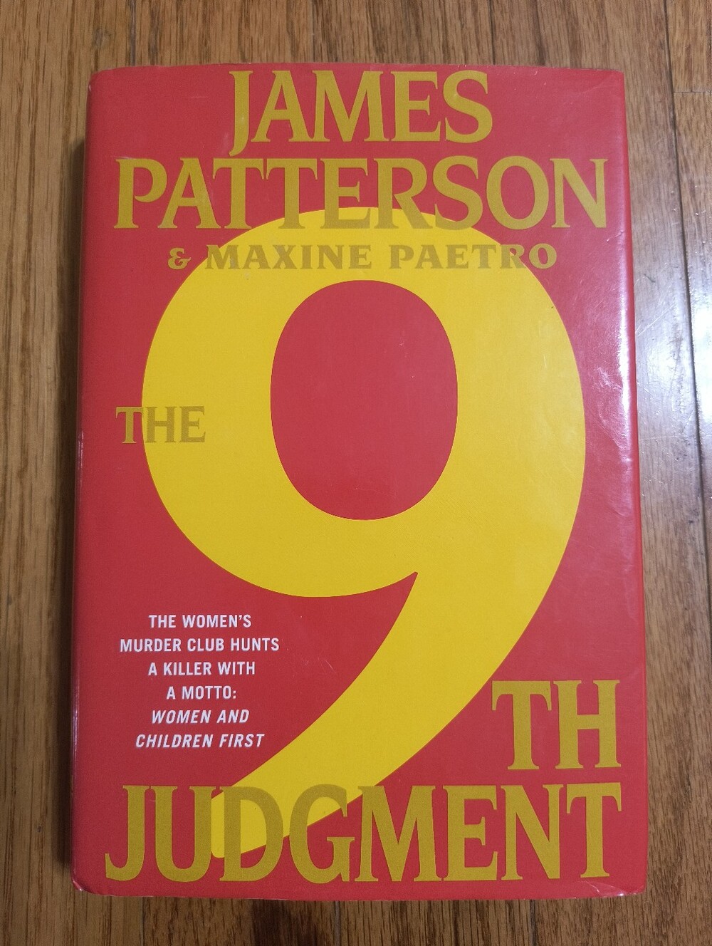 James Patterson "The 9th Judgment" hardcover book